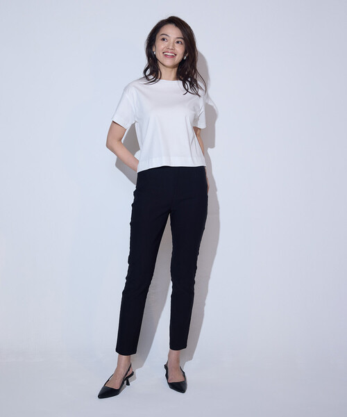 COMME CA ISM（コムサイズム）の「【美しいベーシックパンツ】サマーハイテンションパンツ（その他パンツ・レディース・グレイッシュベージュ/ネイビー/ブラック/サックスブルー・SMALL/MEDIUM/LARGE/X-LARGE/XX-LARGE/X-SMALL/XX-SMALL）」の13枚目の写真