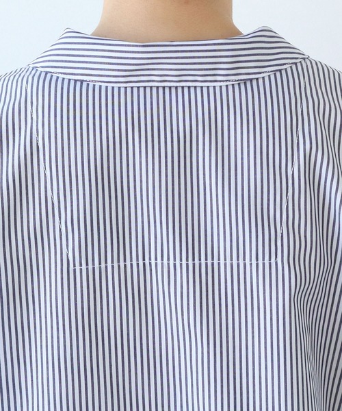 PAR ICI（パーリッシィ）の「無地/ストライプ マリンオーバーシャツ（シャツ/ブラウス・レディース・ネイビー/ホワイト×ブルー/ネイビー×ホワイト・FREE）」の19枚目の写真
