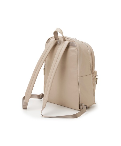 Breath TOPKAPI(ブレストプカピ)の「【Breath TOPKAPI】防水ナイロン レザーコンビ PC対応 リュック バックパック(バックパック/リュック・レディース・ライトベージュ/ブラック・FREE)」の22枚目の写真