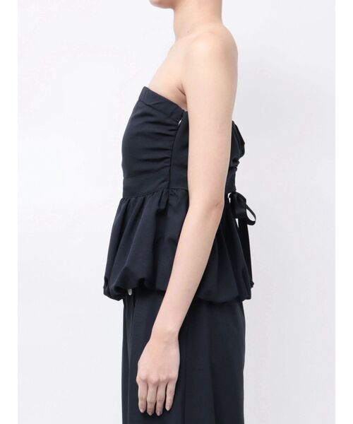 CALNAMUR（カルナムール）の「BALLOON BARE TOPS/バルーンベアトップス【セットアップ着用可】（チューブトップ・レディース・グレー/ネイビー/その他1・FREE）」の21枚目の写真