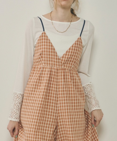 Unitage(ユニテージ)の「袖口レースカットTOPS(Tシャツ/カットソー・レディース・ホワイト/ライトブルー/ブラック・FREE)」の7枚目の写真