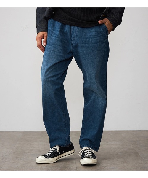 Lee(リー)の「Lee/リー Fleesay Narrow(その他パンツ・メンズ・ベージュ/インディゴブルー/ダークインディゴブルー/ストライプ/オリーブ・FREE)」の1枚目の写真