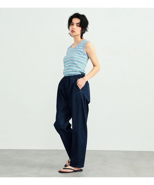 Lee(リー)の「Lee/リー Fleesay Narrow(その他パンツ・メンズ・ベージュ/インディゴブルー/ダークインディゴブルー/ストライプ/オリーブ・FREE)」の6枚目の写真