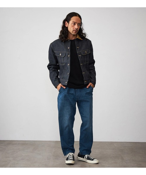 Lee(リー)の「Lee/リー Fleesay Narrow(その他パンツ・メンズ・ベージュ/インディゴブルー/ダークインディゴブルー/ストライプ/オリーブ・FREE)」の9枚目の写真