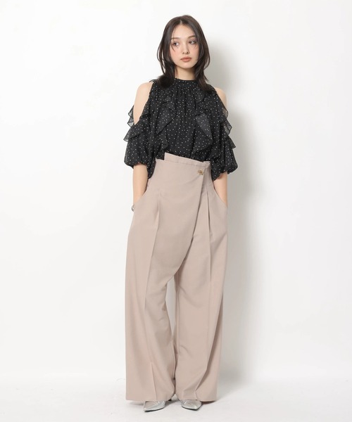 【最終値下げ】Rirandture ハイウエストラップパンツ ハイウエストラップパンツ（その他パンツ）｜Rirandture（リ