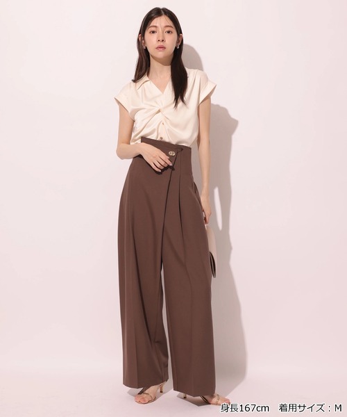 Rirandture２ＷＡＹハイウエストパンツ Rirandture（リランドチュール）の「2WAYハイウエストパンツ