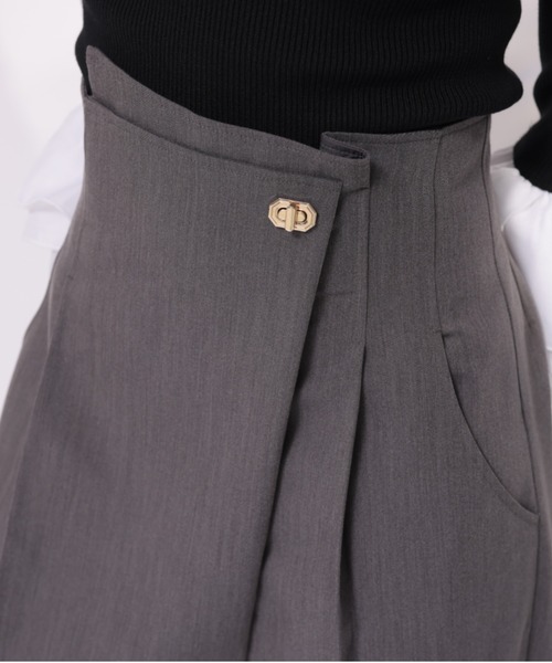 Rirandture(リランドチュール)の「ハイウエストラップパンツ(その他パンツ・レディース・ブラック/チャコールグレー/キャメル/モカ/オフホワイト/ピンク系その他・1/2/0)」の7枚目の写真