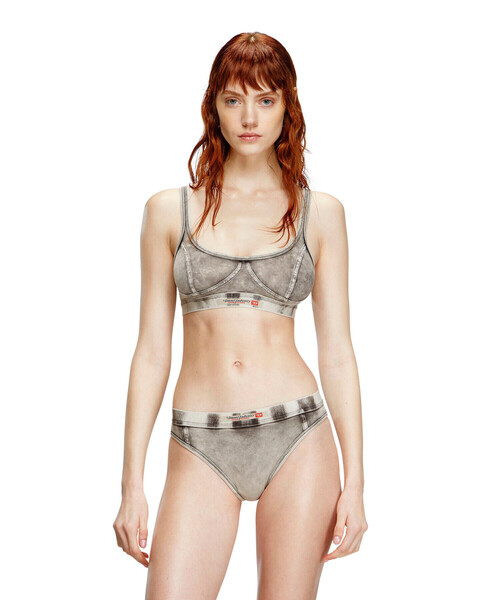 DIESEL（ディーゼル）の「ウィメンズ スポーツブラ KASSIE-DNM（スポーツブラ・レディース・グレー/ブラック・MEDIUM/SMALL/X-SMALL）」の8枚目の写真