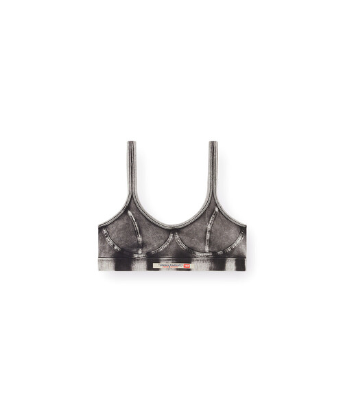 DIESEL（ディーゼル）の「ウィメンズ スポーツブラ KASSIE-DNM（スポーツブラ・レディース・グレー/ブラック・MEDIUM/SMALL/X-SMALL）」の9枚目の写真