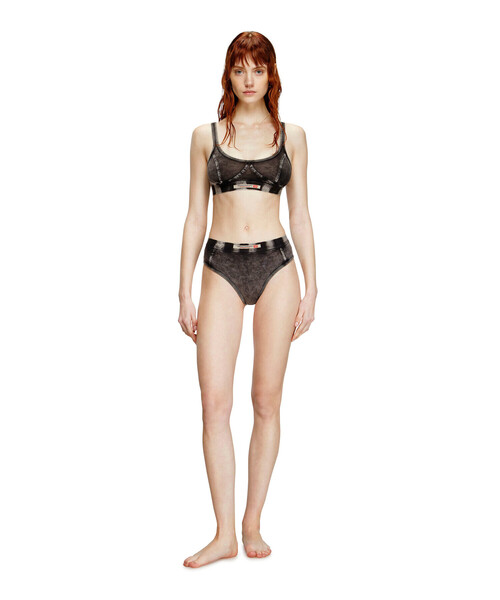 DIESEL（ディーゼル）の「ウィメンズ スポーツブラ KASSIE-DNM（スポーツブラ・レディース・グレー/ブラック・MEDIUM/SMALL/X-SMALL）」の12枚目の写真