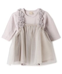 petit main（プティマイン）の「お花チュールOPセット（その他ベビーウェア・キッズ）」