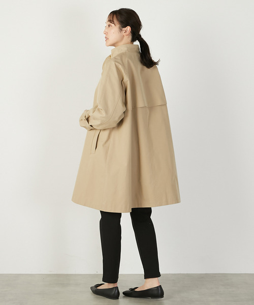 MELROSE claire(メルローズ クレール)の「【スタンドカラーテントミドルコート】(その他アウター・レディース・ベージュ/ネイビー/カーキ・FREE)」の5枚目の写真