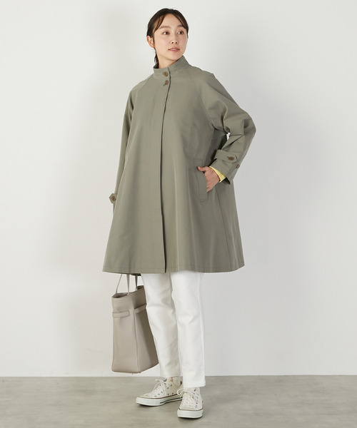 MELROSE claire(メルローズ クレール)の「【スタンドカラーテントミドルコート】(その他アウター・レディース・ベージュ/ネイビー/カーキ・FREE)」の11枚目の写真