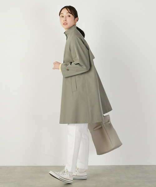 MELROSE claire(メルローズ クレール)の「【スタンドカラーテントミドルコート】(その他アウター・レディース・ベージュ/ネイビー/カーキ・FREE)」の12枚目の写真