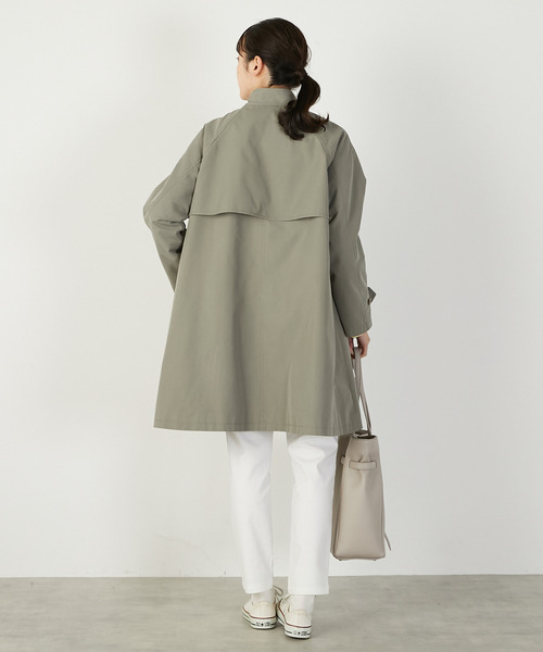 MELROSE claire(メルローズ クレール)の「【スタンドカラーテントミドルコート】(その他アウター・レディース・ベージュ/ネイビー/カーキ・FREE)」の13枚目の写真