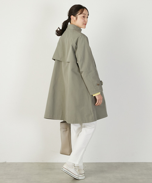 MELROSE claire(メルローズ クレール)の「【スタンドカラーテントミドルコート】(その他アウター・レディース・ベージュ/ネイビー/カーキ・FREE)」の14枚目の写真