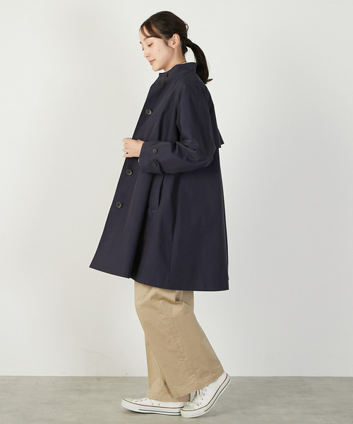 MELROSE claire(メルローズ クレール)の「【スタンドカラーテントミドルコート】(その他アウター・レディース・ベージュ/ネイビー/カーキ・FREE)」の17枚目の写真
