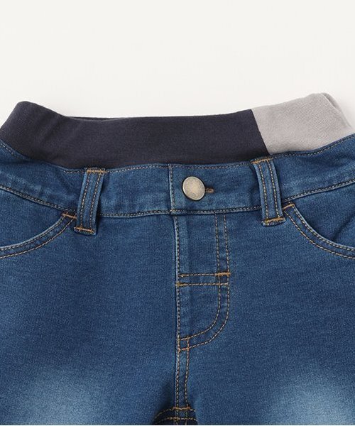 sense of wonder(センスオブワンダー)の「ニットデニムパンツ(デニムパンツ・キッズ・ネイビー・80cm/90cm/110cm/100cm/120cm/130cm)」の3枚目の写真