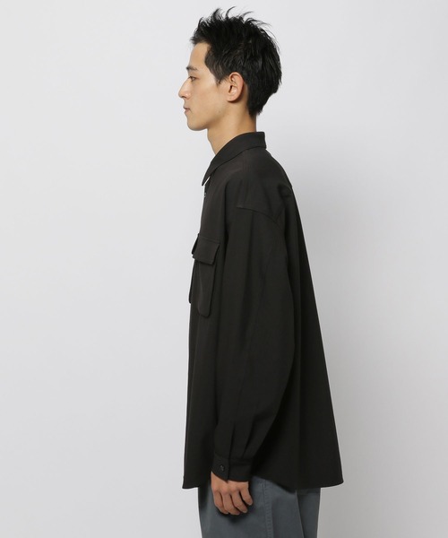niko and...(ニコアンド)の「TRダブルポケットシャツ(シャツ/ブラウス・メンズ・ブラック/チャコール・MEDIUM/LARGE)」の20枚目の写真
