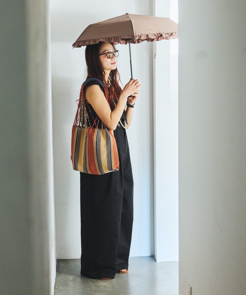 DULTON(ダルトン)の「DULTON/ダルトン Hanmmock tote S ハンモック ストライプトート S(トートバッグ・メンズ・グリーン/ブラウン・ONE SIZE)」の17枚目の写真