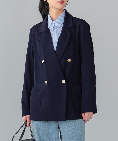 【★日本未入荷★】MAXMARASTUDIO ☆ ダブルジャケット NUPAR ☆日本未入荷☆ MAXMARASTUDIO☆ ダブルブレストブレザー LERICI