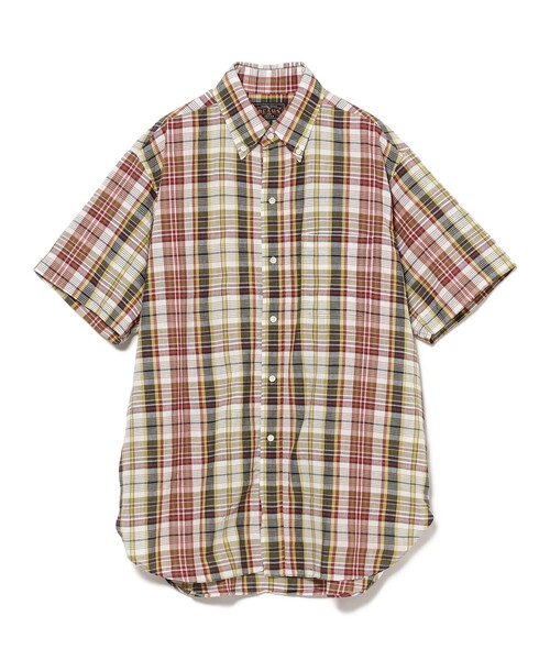 beams+ マドラスチェックシャツ クラシックフィット セール】マドラス チェック ボタンダウン シャツ クラシック