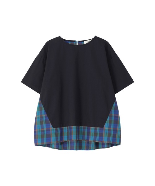 zucca チェックドッキングジャージィー ZUCCa（ズッカ）の「チェックドッキングジャージィー / Tシャツ / S（T
