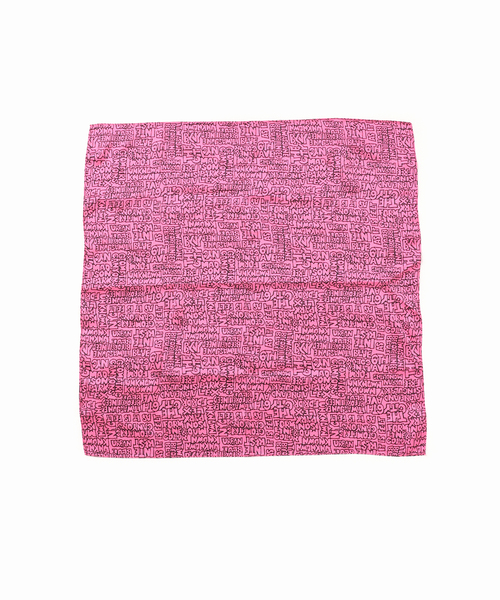 JOURNAL STANDARD（ジャーナルスタンダード）の「【GAKU*JS】シルクスカーフ（バンダナ/スカーフ・レディース・ブラック系その他/ホワイト/ピンク・FREE）」の18枚目の写真