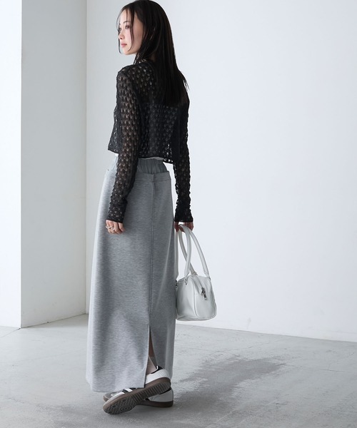forksy.(フォルクシー)の「【forksy.】ぽこぽこ透かし編み シアーカーディガン(カーディガン/ボレロ・レディース・ブラック/オフホワイト/ミント・FREE)」の22枚目の写真