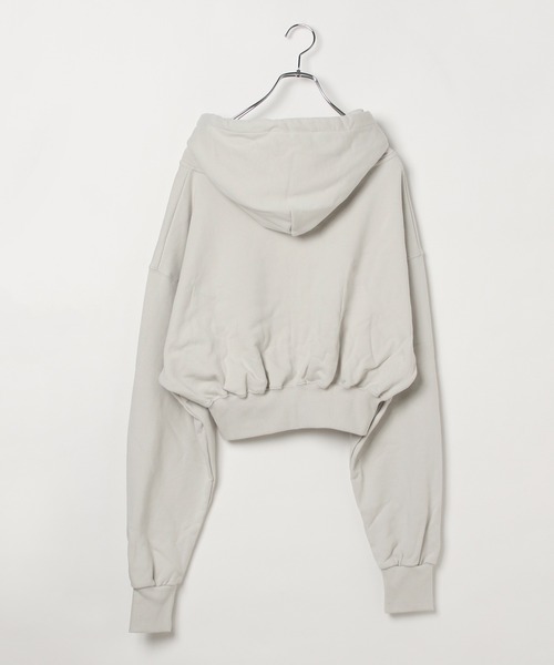 WOOALONG(ウアロン)の「【UNISEX】WOOALONG/シグネチャーフードジップ(ウラケ)(パーカー・レディース・ライトグレー/ブラウン系その他/ネイビー/チャコール・SMALL)」の15枚目の写真