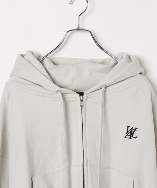 WAL ウアロン　パーカー UNISEX】WOOALONG／フードZIP（ウラケ）（パーカー）｜WOOALONG