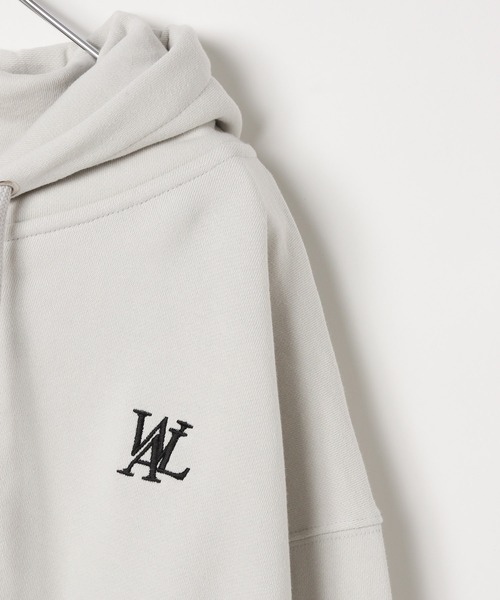 UNISEX】WOOALONG／シグネチャーフードジップ（ウラケ