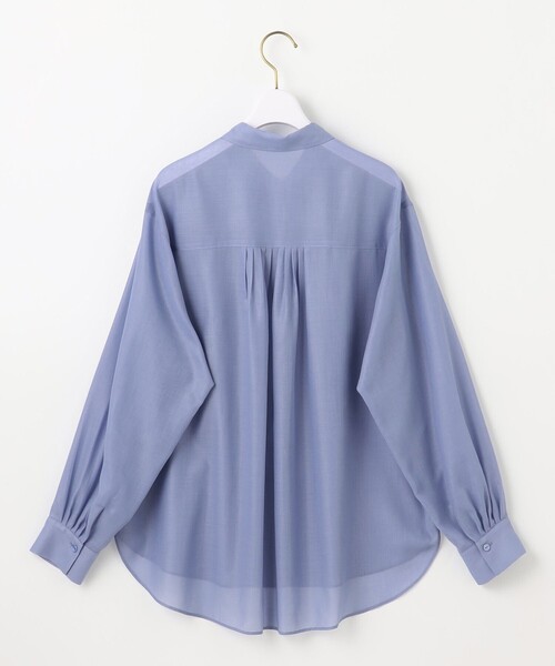 ANY SIS(エニィスィス)の「【洗える】リネンライクシアーローン ブラウス(シャツ/ブラウス・レディース・スカイブルー系/アイボリー系/黄土色系・0)」の14枚目の写真