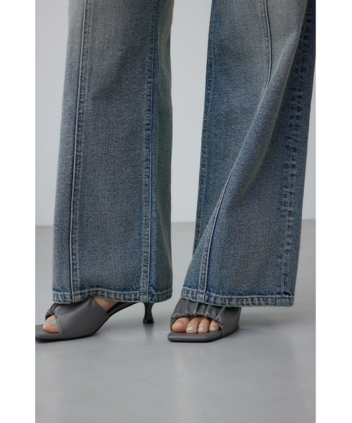 AZUL by moussy(アズールバイマウジー)の「AZUL DENIM ヴィンテージワイドデニム(デニムパンツ・レディース・ライトブルー/ブラック・SMALL/MEDIUM)」の19枚目の写真
