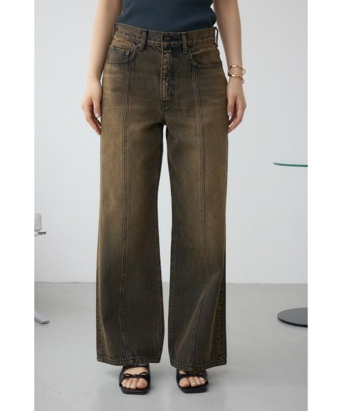 AZUL by moussy(アズールバイマウジー)の「AZUL DENIM ヴィンテージワイドデニム(デニムパンツ・レディース・ライトブルー/ブラック・SMALL/MEDIUM)」の15枚目の写真