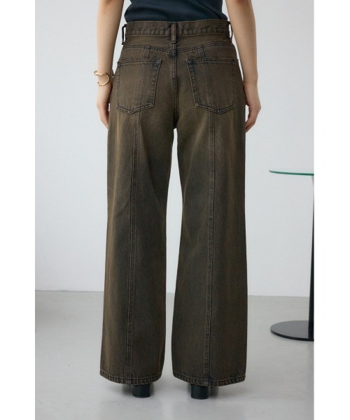 AZUL by moussy(アズールバイマウジー)の「AZUL DENIM ヴィンテージワイドデニム(デニムパンツ・レディース・ライトブルー/ブラック・SMALL/MEDIUM)」の13枚目の写真