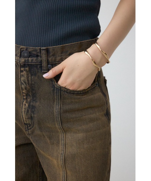 AZUL by moussy(アズールバイマウジー)の「AZUL DENIM ヴィンテージワイドデニム(デニムパンツ・レディース・ライトブルー/ブラック・SMALL/MEDIUM)」の10枚目の写真