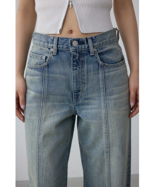 AZUL by moussy(アズールバイマウジー)の「AZUL DENIM ヴィンテージワイドデニム(デニムパンツ・レディース・ライトブルー/ブラック・SMALL/MEDIUM)」の22枚目の写真