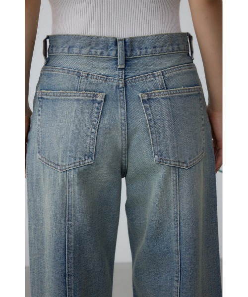 AZUL by moussy(アズールバイマウジー)の「AZUL DENIM ヴィンテージワイドデニム(デニムパンツ・レディース・ライトブルー/ブラック・SMALL/MEDIUM)」の21枚目の写真