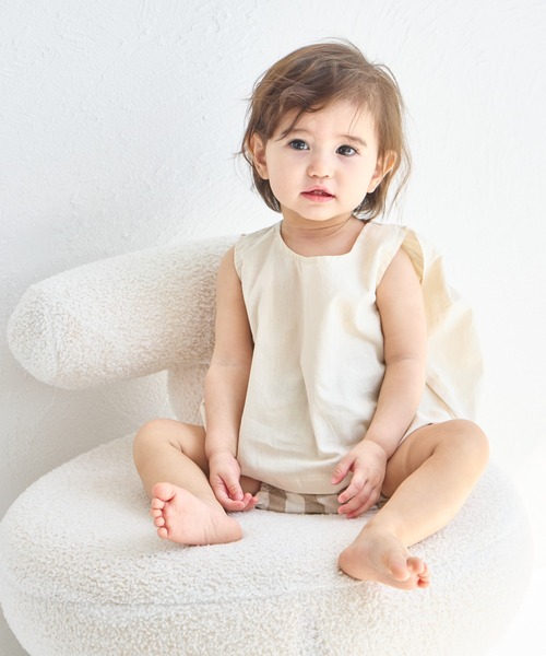 pairmanon（ペアマノン）の「【ベビー】ノースリーブ 総柄ブルマ セットアップ（その他ベビーウェア・キッズ・ベージュ/アイボリー/カーキ・80/70）」の18枚目の写真