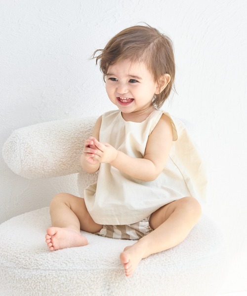 pairmanon（ペアマノン）の「【ベビー】ノースリーブ 総柄ブルマ セットアップ（その他ベビーウェア・キッズ・ベージュ/アイボリー/カーキ・80/70）」の17枚目の写真