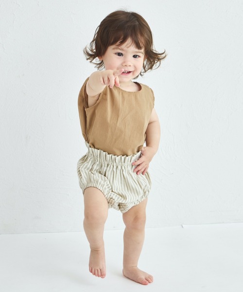 pairmanon（ペアマノン）の「【ベビー】ノースリーブ 総柄ブルマ セットアップ（その他ベビーウェア・キッズ・ベージュ/アイボリー/カーキ・80/70）」の22枚目の写真