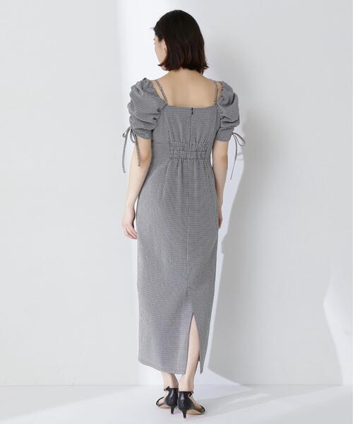 NATURAL BEAUTY BASIC(ナチュラルビューティーベーシック)の「◇サッカーオフショルIラインワンピース(ワンピース・レディース・ブルー系その他/ブラック系その他・P/S/MEDIUM)」の18枚目の写真