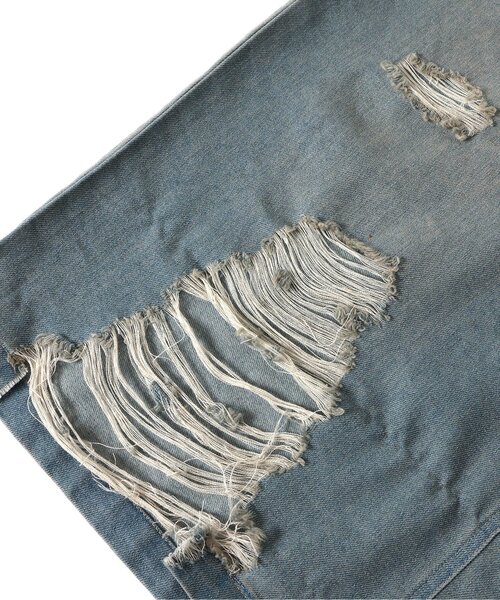 algy（アルジー）の「グランジワイドハーフパンツ（デニムパンツ・キッズ・グレー/サックスブルー・SMALL/MEDIUM/X-SMALL/XX-SMALL）」の17枚目の写真