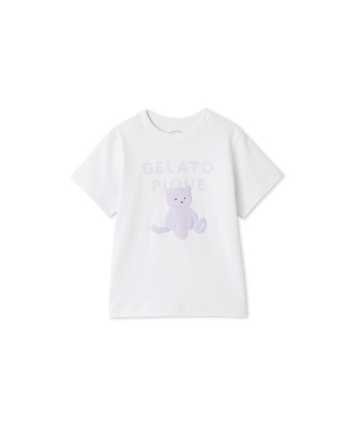 KIDS】ぬいぐるみワンポイントTシャツ（ルームウェア/パジャマ