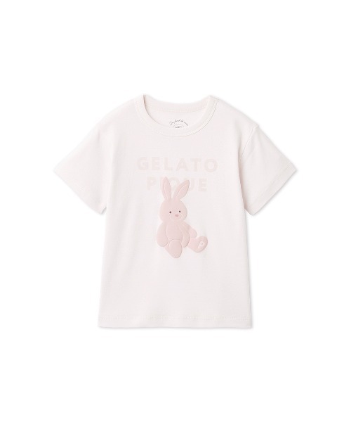 KIDS】ぬいぐるみワンポイントTシャツ（ルームウェア/パジャマ