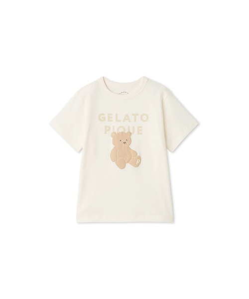 KIDS】ぬいぐるみワンポイントTシャツ（ルームウェア/パジャマ