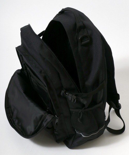 VISION STREET WEAR(ヴィジョンストリートウェア)の「VISION STREET WEAR skater backpack/スケータードローコードバックパック/リュック メンズ レディース ユニセックス(バックパック/リュック・メンズ・ブラック・FREE)」の6枚目の写真