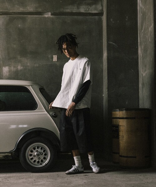 RED KAP（レッドキャップ）の「RED KAP/レッドキャップ 別注 2TUCK BAGGY WIDE TWILL SHORTS PANTS/バギーショートパンツ/ワイドフィット（その他パンツ・メンズ・ブラウン/ベージュ/ブラック/チャコールグレー・MEDIUM/LARGE）」の9枚目の写真