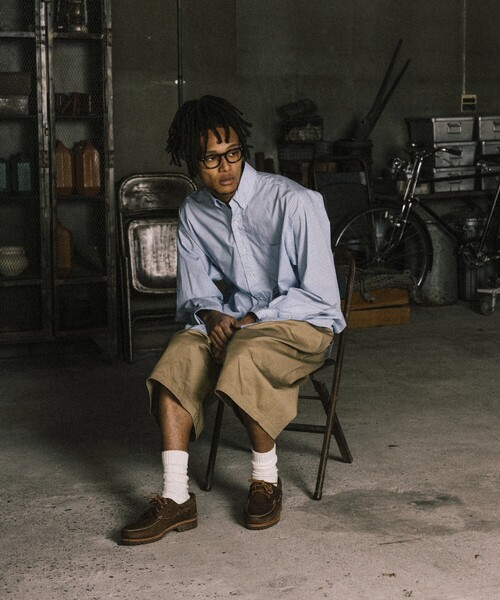 RED KAP（レッドキャップ）の「RED KAP/レッドキャップ 別注 2TUCK BAGGY WIDE TWILL SHORTS PANTS/バギーショートパンツ/ワイドフィット（その他パンツ・メンズ・ブラウン/ベージュ/ブラック/チャコールグレー・MEDIUM/LARGE）」の21枚目の写真